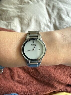 Citizen Silver and White ecodrive Watch